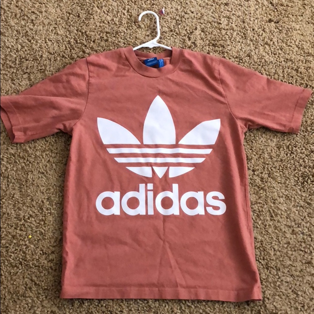 Adidas oversized tee - pink XS